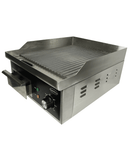 Plita fry top striata, 2 kW alimentare 230 V Ideala atat pentru uz casnic