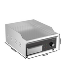 Plita fry top striata, 2 kW alimentare 230 V Ideala atat pentru uz casnic