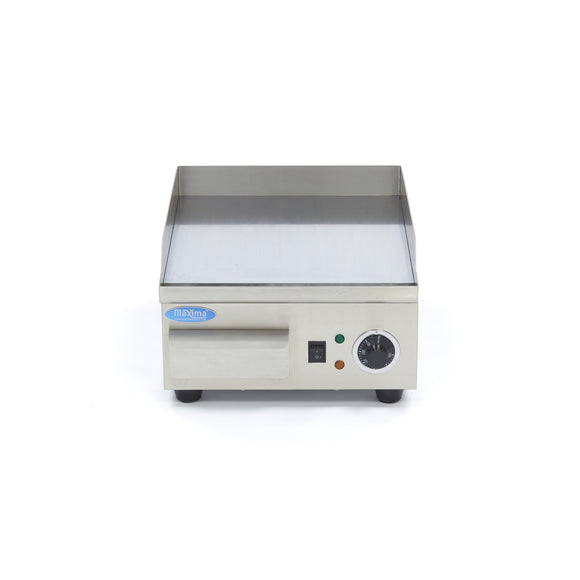 Plita fry top, electric, neted, 36cm, plita cromata, 230V, 2KW Daca doresti sa prepari cele