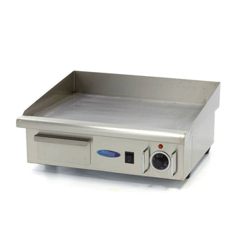 Plita fry top, electric, neted, 55cm, plita otel, 230V, 3KW