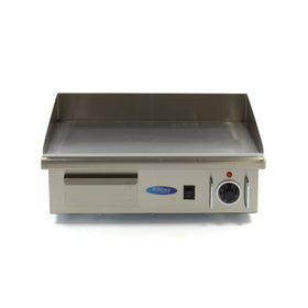 Plita fry top, electric, neted, 55cm, plita otel, 230V, 3KW