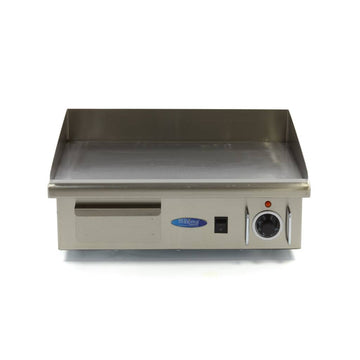 Plita fry top, electric, neted, 55cm, plita otel, 230V, 3KW