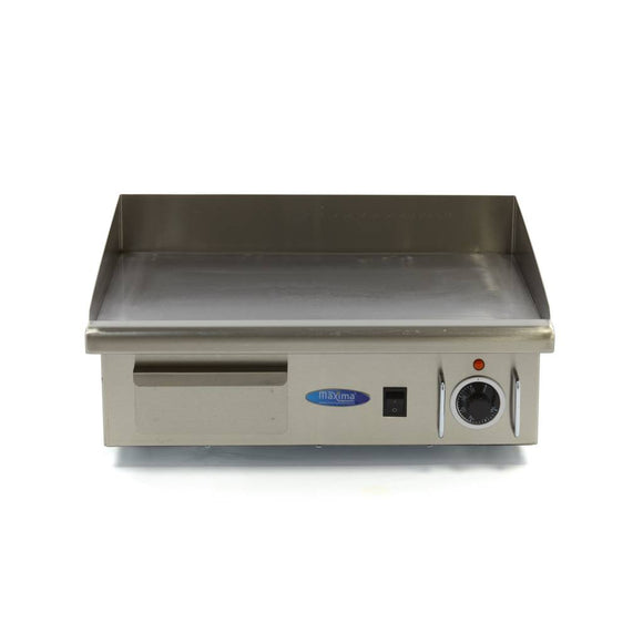 Plita fry top, electric, neted, 55cm, plita otel, 230V, 3KW