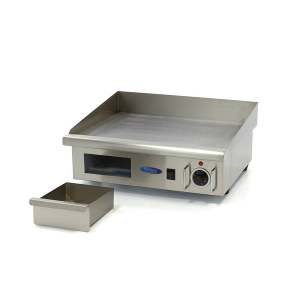 Plita fry top, electric, neted, 55cm, plita otel, 230V, 3KW