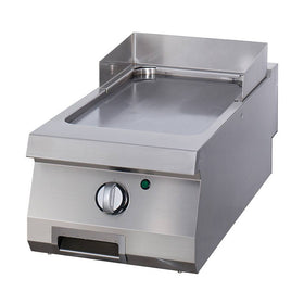 Plita fry top electric, neted, 70cm, plita cromata, 380V, 4,5kW