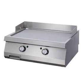 Plita fry top electric, neted, 70cm, plita cromata, 380V, 9kW Utilizarea unei plite fry top