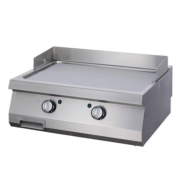 Plita fry top electric, neted, 70cm, plita cromata, 380V, 9kW Utilizarea unei plite fry top
