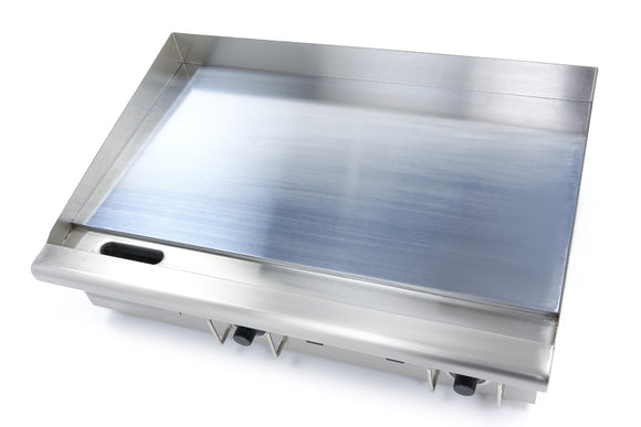 Plita fry top electric, neted, 73cm, plita cromata, 380V, 4,4kW