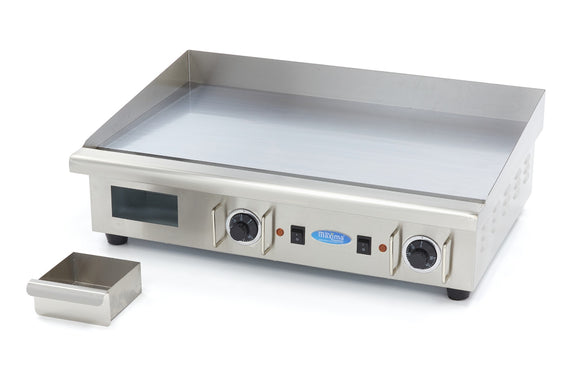 Plita fry top electric, neted, 73cm, plita cromata, 380V, 4,4kW