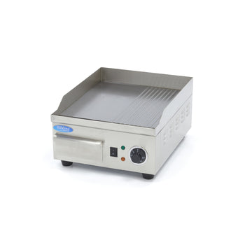 Plita fry top, electric, netedstriat, 36cm, plita otel, 230V, 2KW Daca doresti sa prepari cele