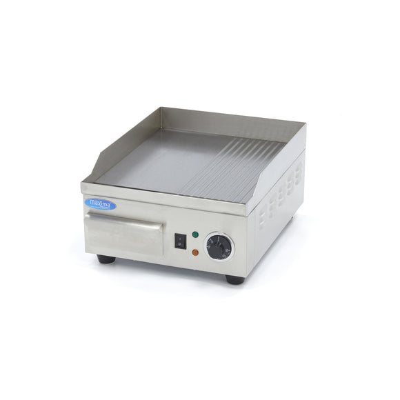 Plita fry top, electric, netedstriat, 36cm, plita otel, 230V, 2KW Daca doresti sa prepari cele