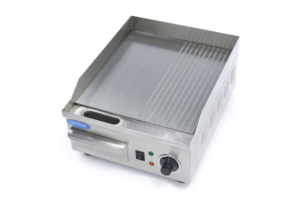 Plita fry top, electric, netedstriat, 36cm, plita otel, 230V, 2KW Daca doresti sa prepari cele