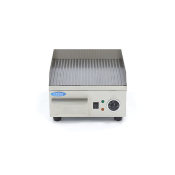 Plita fry top, electric, striat, 36cm, plita otel, 230V, 2KW Daca doresti sa prepari cele