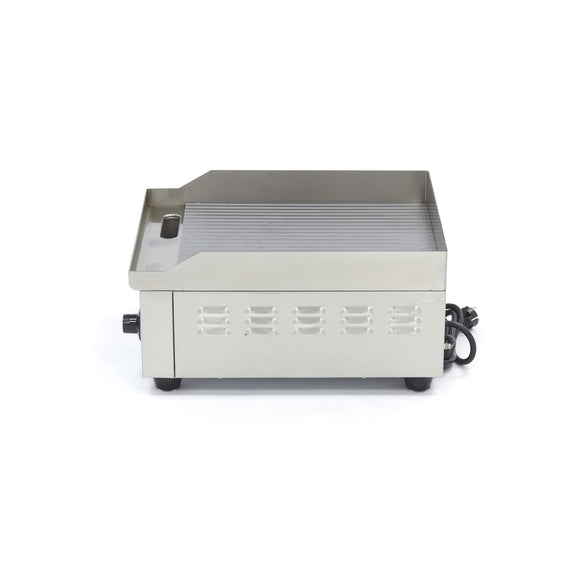 Plita fry top, electric, striat, 36cm, plita otel, 230V, 2KW Daca doresti sa prepari cele