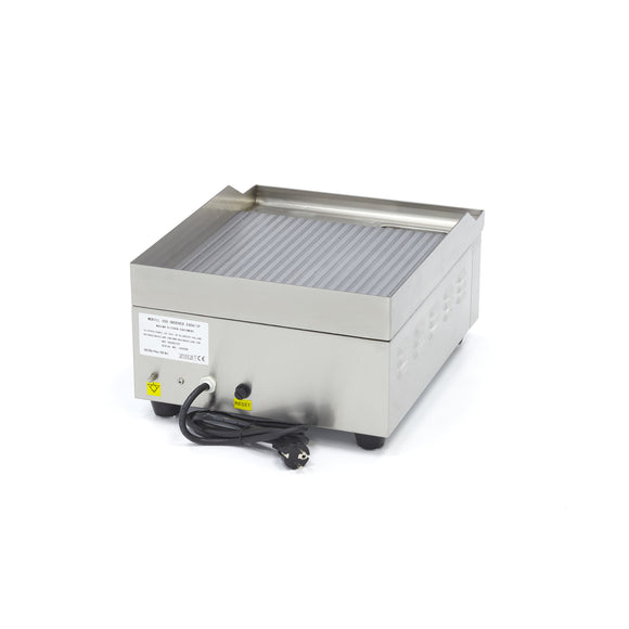 Plita fry top, electric, striat, 36cm, plita otel, 230V, 2KW Daca doresti sa prepari cele