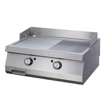 Plita fry top electric, striatneted, 70cm, plita otel 380V, 9kW Utilizarea unei plite fry top