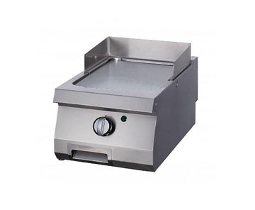 Plita fry top gaz, neted, 70cm, plita cromata, 7kW