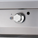 Plita fry top gaz, netedstriat, 70cm, plita otel, 14kW