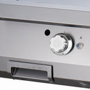 Plita fry top gaz, netedstriat, 70cm, plita otel, 14kW