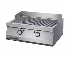 Plita fry top gaz, striat, 70cm, plita otel, 14kW