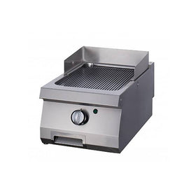 Plita fry top gaz, striat, 70cm, plita otel, 7kW