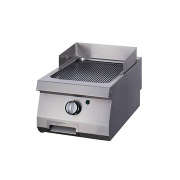 Plita fry top gaz, striat, 70cm, plita otel, 7kW