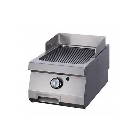 Plita fry top gaz, striat, 70cm, plita otel, 7kW