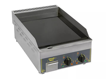 Plita fry top electrica 400x700mm - Putere 3.5kw, Suprafata de gatit 365x545mm, Alimentare 230v