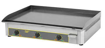 Plita fry top electrica cu suprafata din otel emailat - 3 zone de gatit, 9 kw, 900x400mm Plita fry top electrica cu