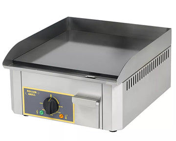 Plita fry top electrica cu suprafata emailata din otel - zona unica de gatit 400x400mm, 3kw Plita fry top electrica cu