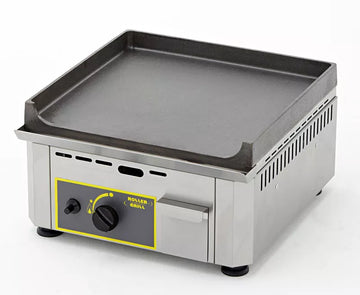 Plita fry top pe gaz cu placa din fonta - zona unica de gatit 3,5 kW Plita fry top pe gaz