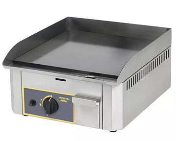 Plita fry top pe gaz cu suprafata din otel emailat - zona unica de gatit 400x400mm, putere 3,2kW