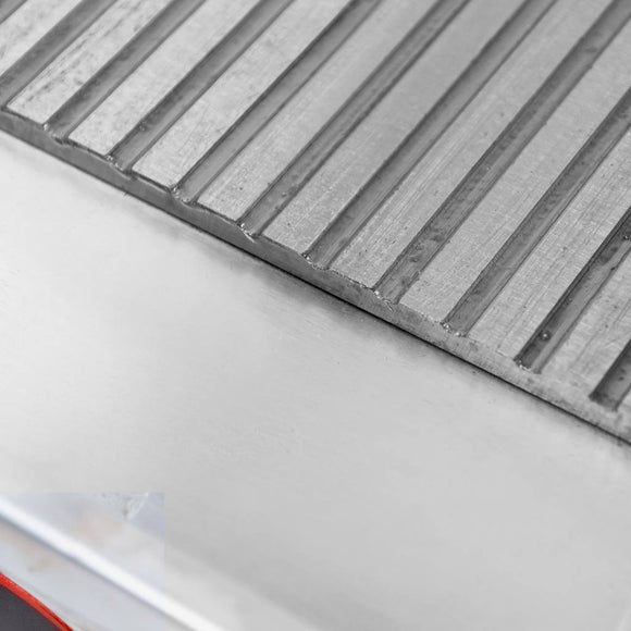 Plita fry-top electrica, suprafata striata cromata, 230V, 3 kW