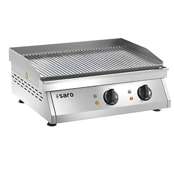Plita fry-top electrica striata, 380 V, 6kW Material inox Placă de prăjire