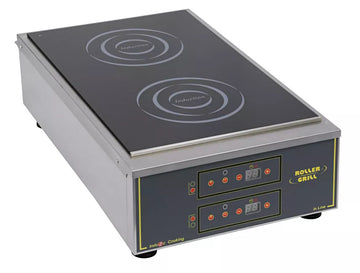 Plita cu inductie 400x700mm cu doua zone de gatit si putere totala 6kw, 2 x 230 v Plita cu inductie 400x700mm cu