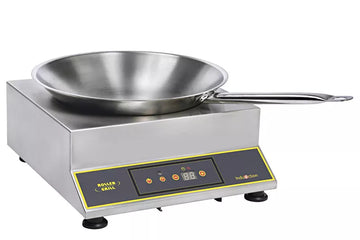 Plita cu inductie pentru wok - 3 kW, diametru 300 mm, alimentare 230-240V Plita cu inductie pentru wok