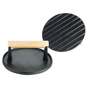 Presa din fonta pentru burger 1 kg, Ø17,5 cm html Presa din fontă Contacto