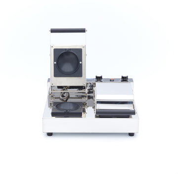 Presa dubla burger OZN, Ø10cm, max. 300C, 1,2 kW Cu acest aparat pentru panini