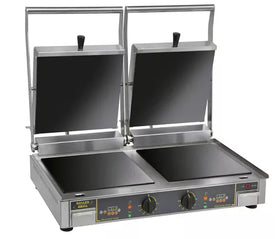 Presa grill dublu cu suprafata vitroceramica - model 2x3kw Presa grill dublu cu suprafata