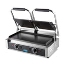 Presa panini grill dubla, 2x22 cm, plite netede, 1,8 kW Pe placile de coacere din