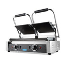 Presa panini grill dubla, 2x22 cm, plite netede, 1,8 kW Pe placile de coacere din