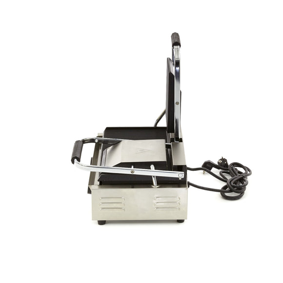 Presa panini grill dubla, 2x22 cm, plite striate, 1,8 kW