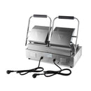 Presa panini grill dubla, 2x22 cm, plite striate, 1,8 kW
