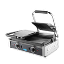 Presa panini grill dubla, 2x22 cm, plite striate, 1,8 kW