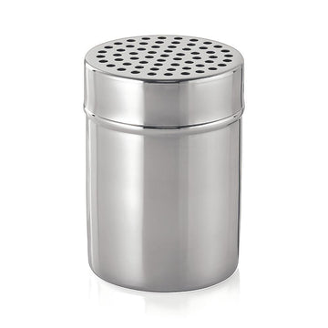 Presaratoare inox 350 ml. orificii 4 mm. Ø7xH10 cm Presaratoarea din inox de 350