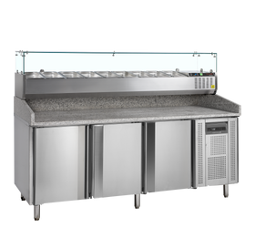 PT1300 GVC38-200-SS201 SS304, 565 l, 2 to 10, 3 usi cu balamale autoînchizătoare, Static Ventilat, 300 W, C