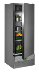 Frigider vertical snack inox RK500SNACK vedere laterala Tefcold – frigider vertical inox snack pentru restaurant si fast-food