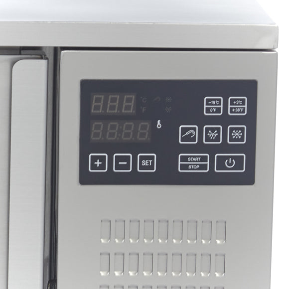 Racitor rapid Abatitor pentru 2 tavi GN 23, temperatura -18C la 10C, putere 0.55 kW