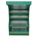 Raft pentru Mega M legume si fructe H-200 cm L-125 cm G-60 cm iluminare LED verde Raft pentru legume si fructe