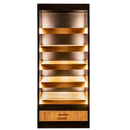 Raft pentru Mega M paine deschis H-205 cm L-60 cm G-58 cm dab kraft Raft pentru paine deschis H205